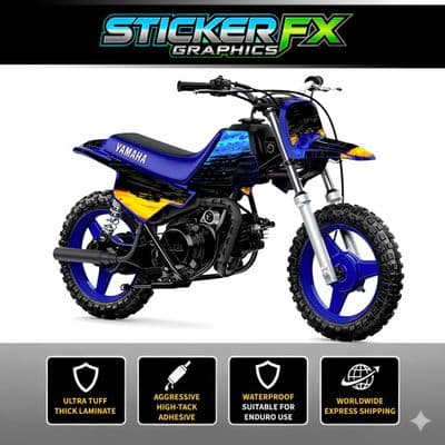 Yamaha PW50 Sticker Kit, Graphics Kit, Decal Kit, Wrap pdmx87