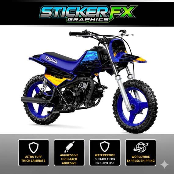 Yamaha PW50 Sticker Kit, Graphics Kit, Decal Kit, Wrap pdmx87