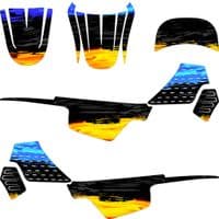 Yamaha PW50 Sticker Kit, Graphics Kit, Decal Kit, Wrap pdmx87