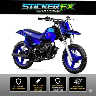 Yamaha PW50 Sticker Kit, Graphics Kit, Decal Kit, Wrap pdmx88