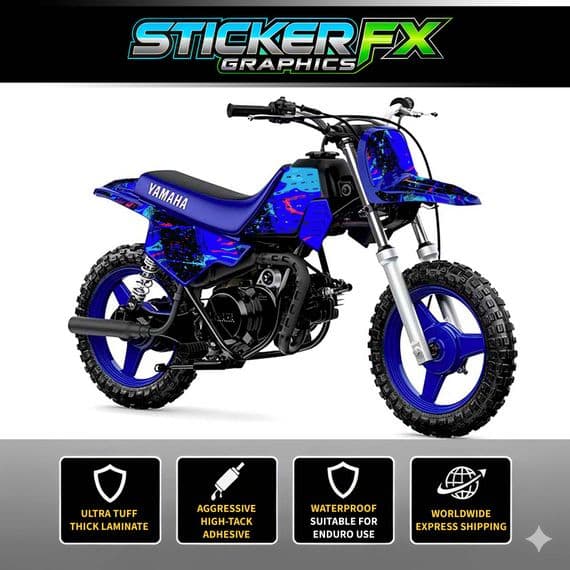Yamaha PW50 Sticker Kit, Graphics Kit, Decal Kit, Wrap pdmx88