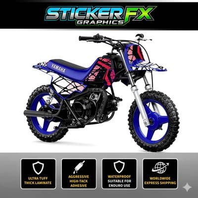 Yamaha PW50 Sticker Kit, Graphics Kit, Decal Kit, Wrap pdmx89