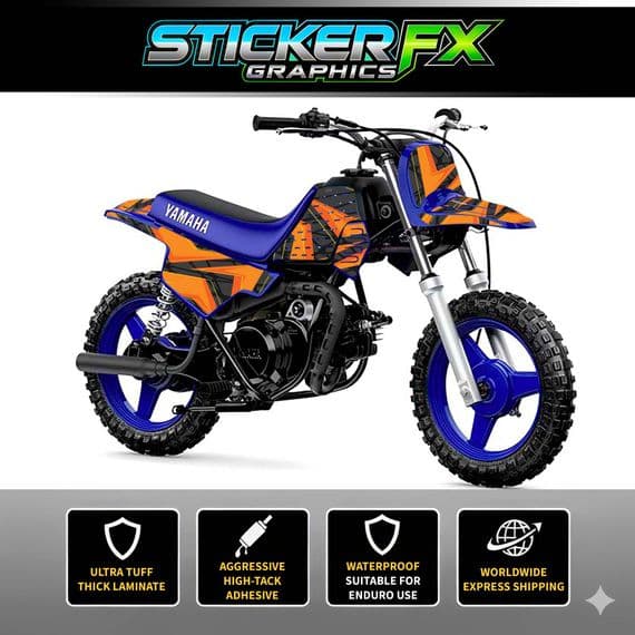 Yamaha PW50 Sticker Kit, Graphics Kit, Decal Kit, Wrap pdmx91