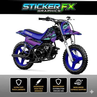 Yamaha PW50 Sticker Kit, Graphics Kit, Decal Kit, Wrap pdmx94