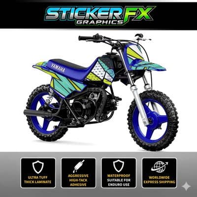 Yamaha PW50 Sticker Kit, Graphics Kit, Decal Kit, Wrap pdmx95