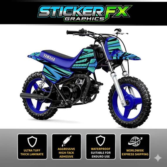 Yamaha PW50 Sticker Kit, Graphics Kit, Decal Kit, Wrap pdmx96