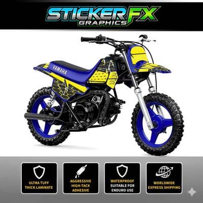 Yamaha PW50 Sticker Kit, Graphics Kit, Decal Kit, Wrap pdmx97
