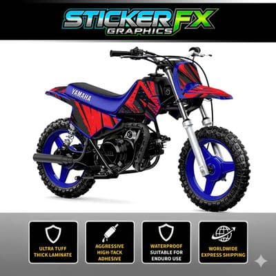 Yamaha PW50 Sticker Kit, Graphics Kit, Decal Kit, Wrap pdmx98