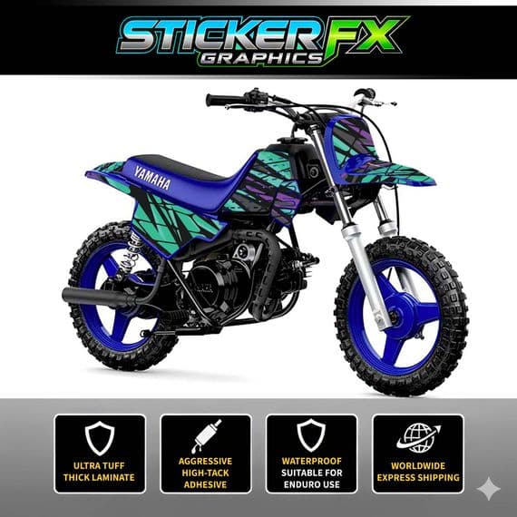 Yamaha PW50 Sticker Kit, Graphics Kit, Decal Kit, Wrap pdmx99