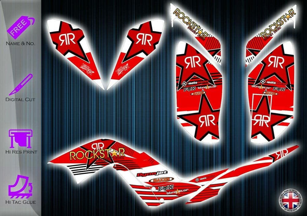 YAMAHA RAPTOR 700 STICKERS - GRAPHICS KIT - DECALS YFM 700 ATV GRAPHICS ...