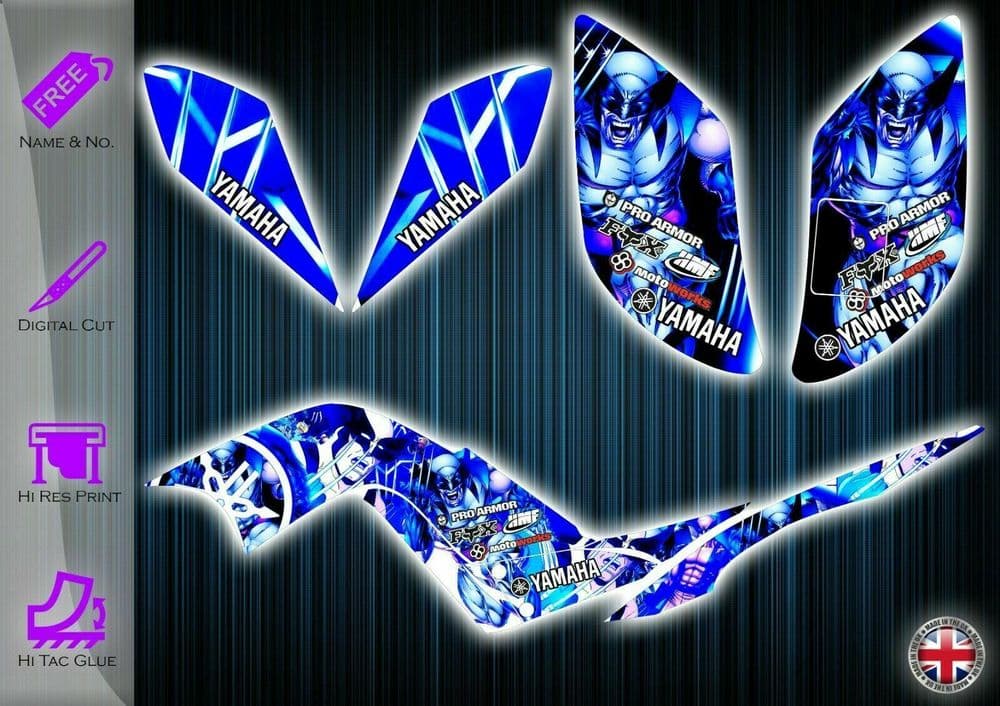 YAMAHA RAPTOR 700 STICKERS - GRAPHICS KIT - DECALS YFM 700 ATV GRAPHICS ...