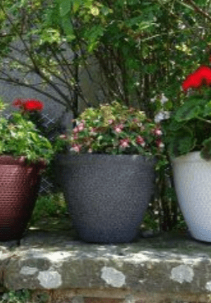 10" Cromarty Planter - Dark Stone