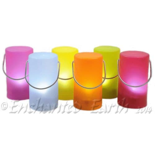 12cm LED - Party Light - Battery operated Colourful Cylinder Light - Choose from 6 colours.