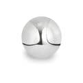 20cm  Floating -  Silver Gazing Ball - Stanless Steel.