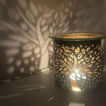 3 IN 1 - Tealight Wax Melter and Candle Holder - Tree of Life