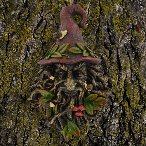 Alatar the Woodland Wizard - Greenman Tree Ent - Wall Plaque - 31cm.
