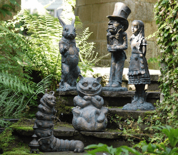 Alice in Wonderland Garden Sculptures - 5 to choose from