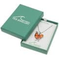Amber Paula shell  Hen Necklace - Gift Boxed.