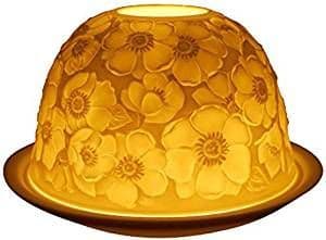 Anemone Design - White Fine Porcelain Tea Light Holder.