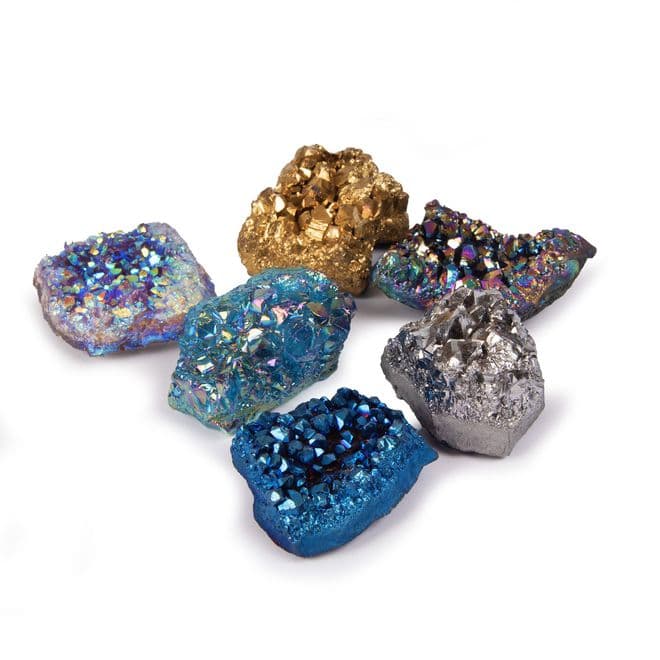 Aura Amethyst-Mixed Colours & shapes.