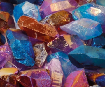Aura Crystal Points -Mixed Colours & shapes
