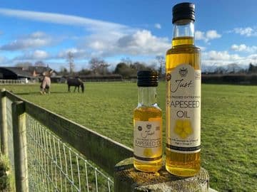 Award Winning UK Made - Cold-Pressed Rapeseed Oil 250ml