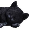 Black Sleeping Cat - Feline Dream - 11.3cm.