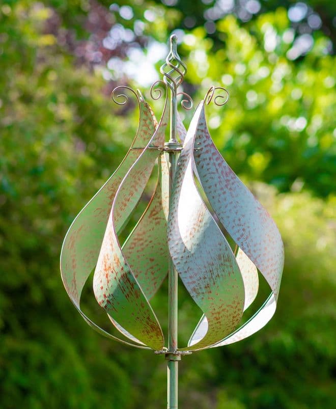 Blenheim Palace Spinner - Verdigris - Garden Wind Spinner-Sculpture - 192cm,