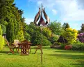 The Bronze Blenheim Palace Spinner - Garden Wind Spinner-Sculpture - 192cm.