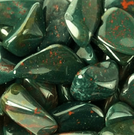 BloodStone -Polished Tumble Gemstone.