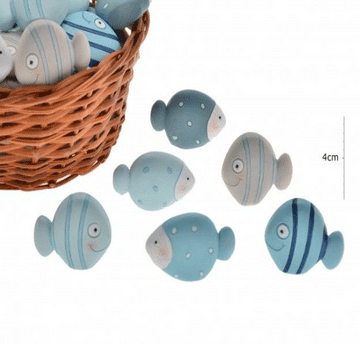Blue Fish Pebbles (Choose from 4 designs)