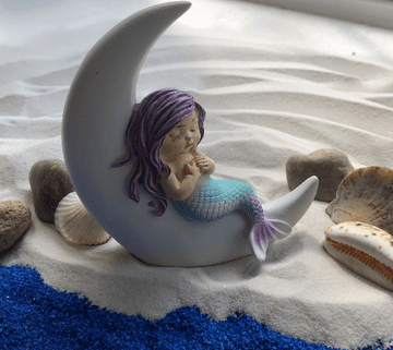 Blue Ocean - Mermaid on the Moon - 9cm