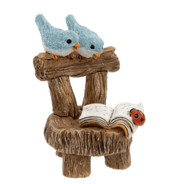 Bluebirds on a Chair - 5cm