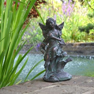 Bronze Garden Fairy - 38cm
