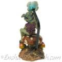 Brown Toadstool Pixie led Reading Lamp