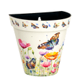 PRE ORDER - Butterfly Meadow - Wall Planter 25cm - Made From Recycled Plastic.
