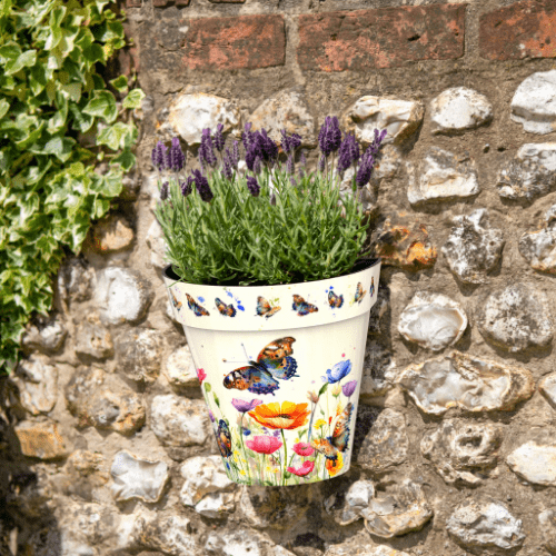 PRE ORDER - Butterfly Meadow - Wall Planter 25cm - Made From Recycled Plastic.