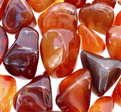 Carnelian- Polished Tumbled Gemstone.
