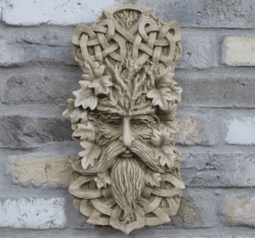 Celtic Knot Green Man Wall Plaque - 43cm