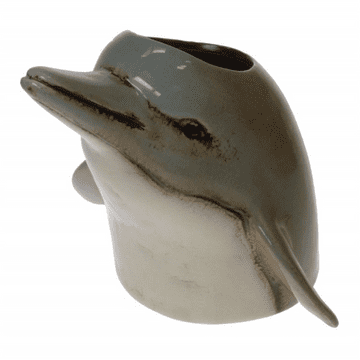 Ceramic Dolphin Planter - 20cm