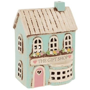 Ceramic Gift Shop - Tea light House - 17cm