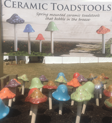 Ceramic Magical Mushrooms - Mixed Trade pack of different sizes & colours