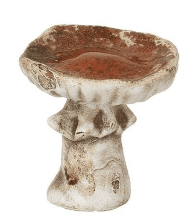 Ceramic Rich Brown Rustic Forest Toadstool - 5.6cm