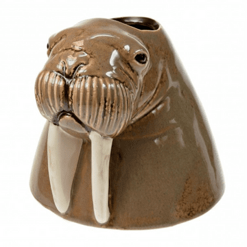 Ceramic Walrus Planter - 17cm