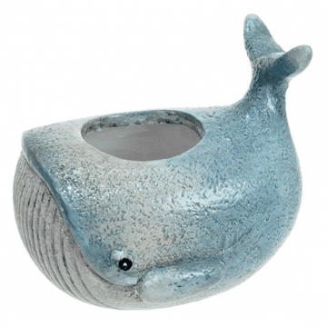 Ceramic Whale Planter - 15cm