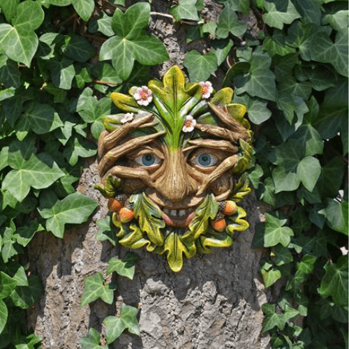 Cheeky Peepers -  Greenman Tree Ent  Wall Plaque.