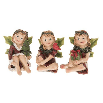 Christmas Holly Fairy - 3 to choose from  - 5cm