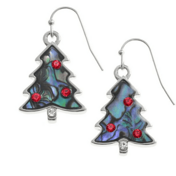 Christmas Tree Earings - Gift Boxed