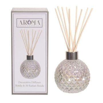Clear Glass Reed Diffuser & 50 Rattan Reeds