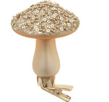 Clip on Mushroon - Gold